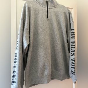 Taylor Swift Gray Quarter Zip